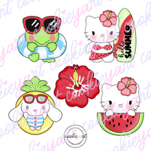 Cargar imagen en el visor de la galería, Set de Cortadores Hello Summer