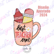 Cargar imagen en el visor de la galería, Cortador Taza Best Teacher Ever