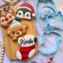 Cargar imagen en el visor de la galería, Set de Cortadores Botita y Animalitos Navideños (5 piezas)