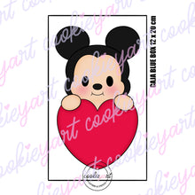 Cargar imagen en el visor de la galería, Set de Cortadores Personajes corazon (4 piezas)