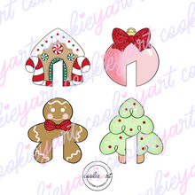 Cargar imagen en el visor de la galería, Set de Cortadores Navideños para tazas (4 piezas)
