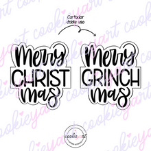 Cargar imagen en el visor de la galería, Cortador Merry CHRIST mas (doble uso)