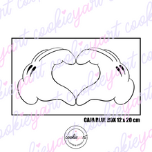 Cargar imagen en el visor de la galería, Cortador Guante Ratoncito Corazon
