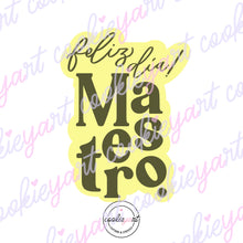 Cargar imagen en el visor de la galería, Cortador Feliz Día Maestro - Maestra
