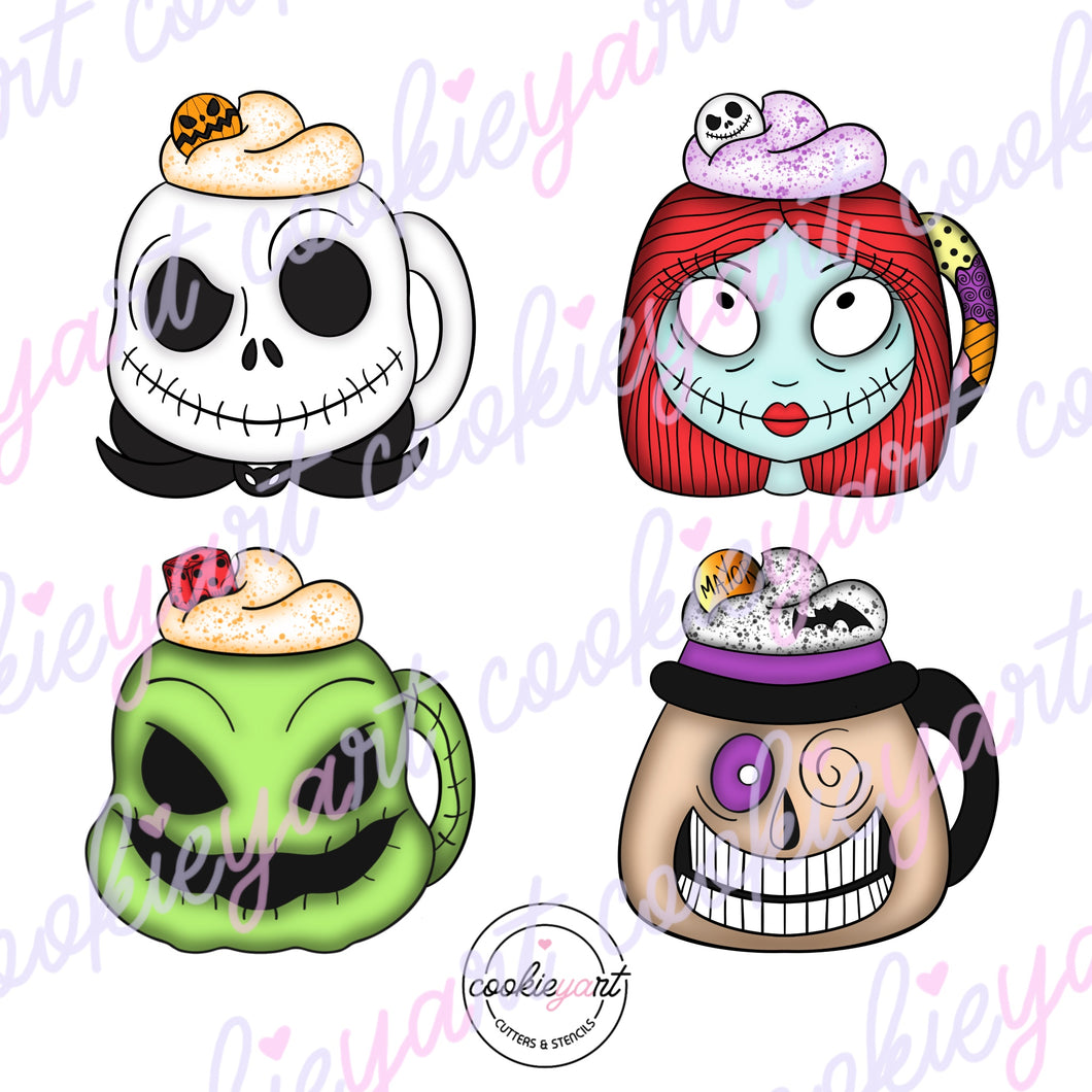 Set de Cortadores Tazas NBC (4 piezas)