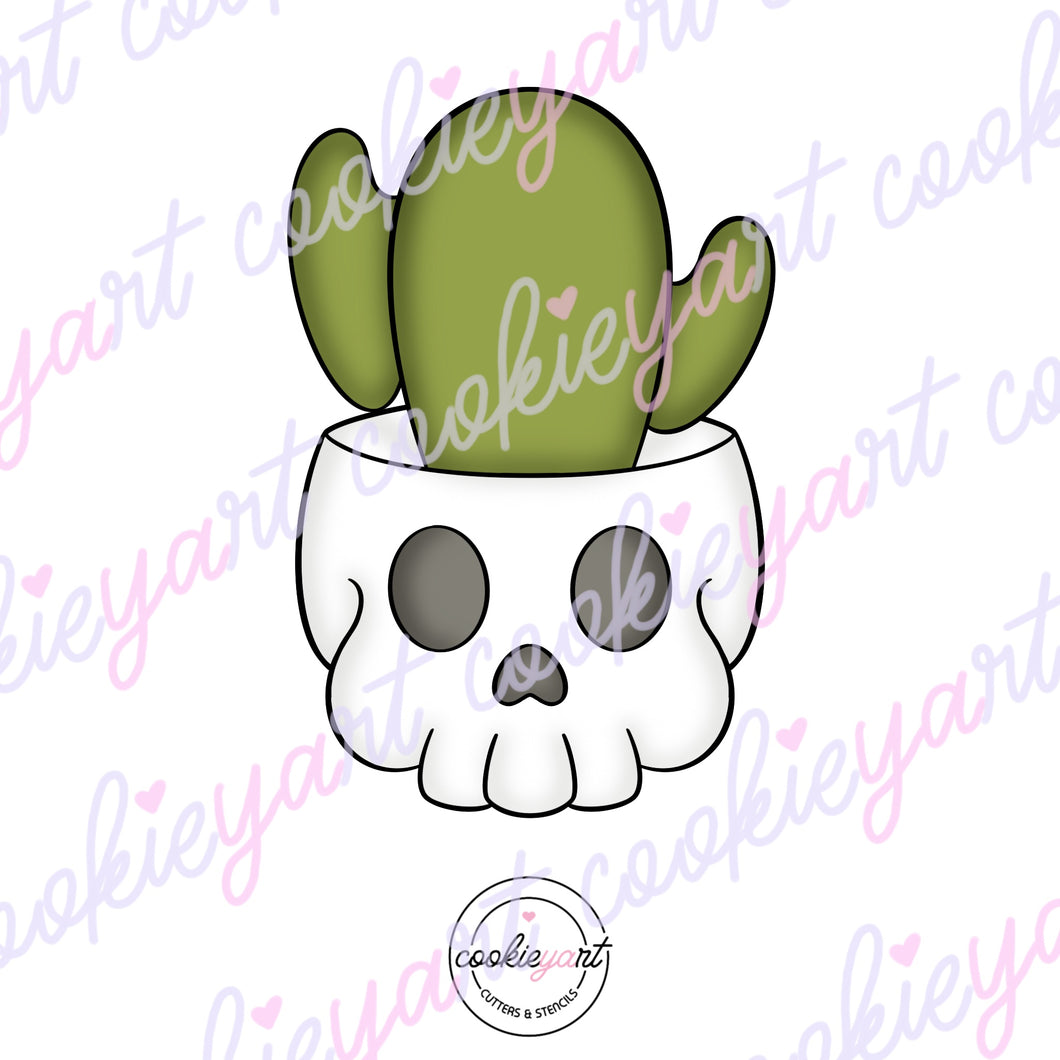 Cortador Calavera Cactus