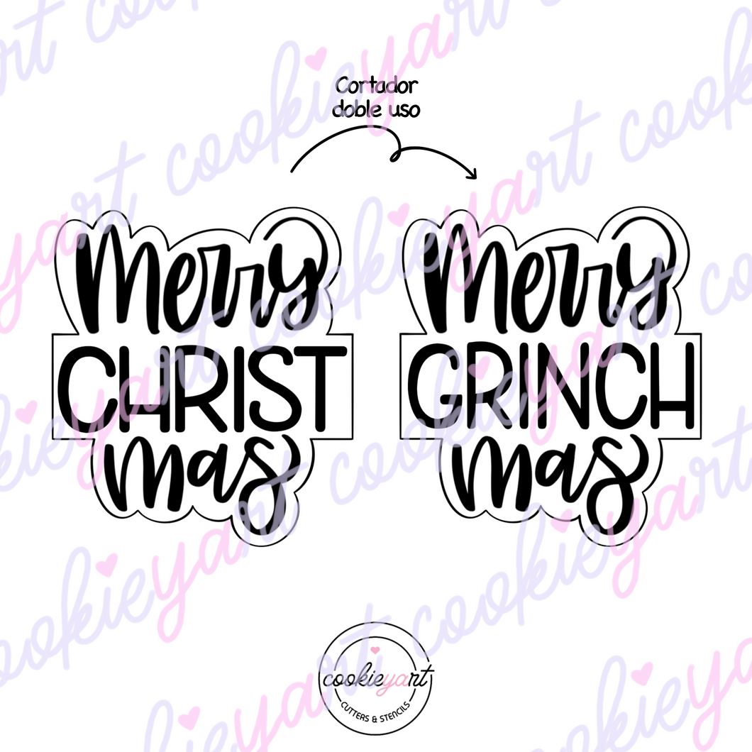 Merry CHRIST GRINCH Mas - STL FILE