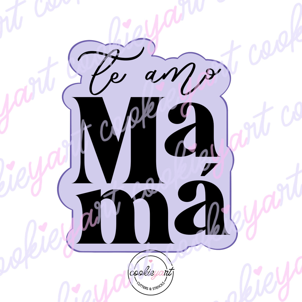 Cortador Te amo mama