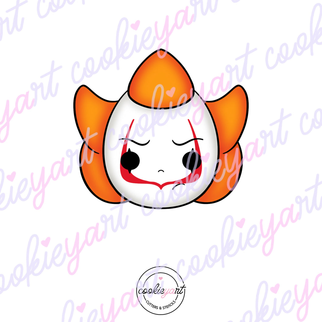 Cortador Payaso Malvado cara