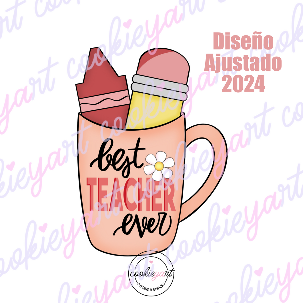 Cortador Taza Best Teacher Ever