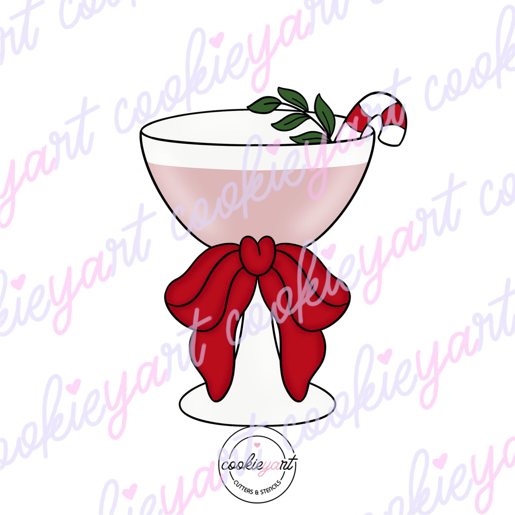 Cortador Martini navideño