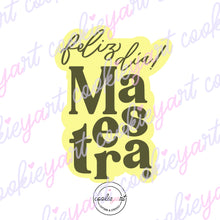 Cargar imagen en el visor de la galería, Cortador Feliz Día Maestro - Maestra
