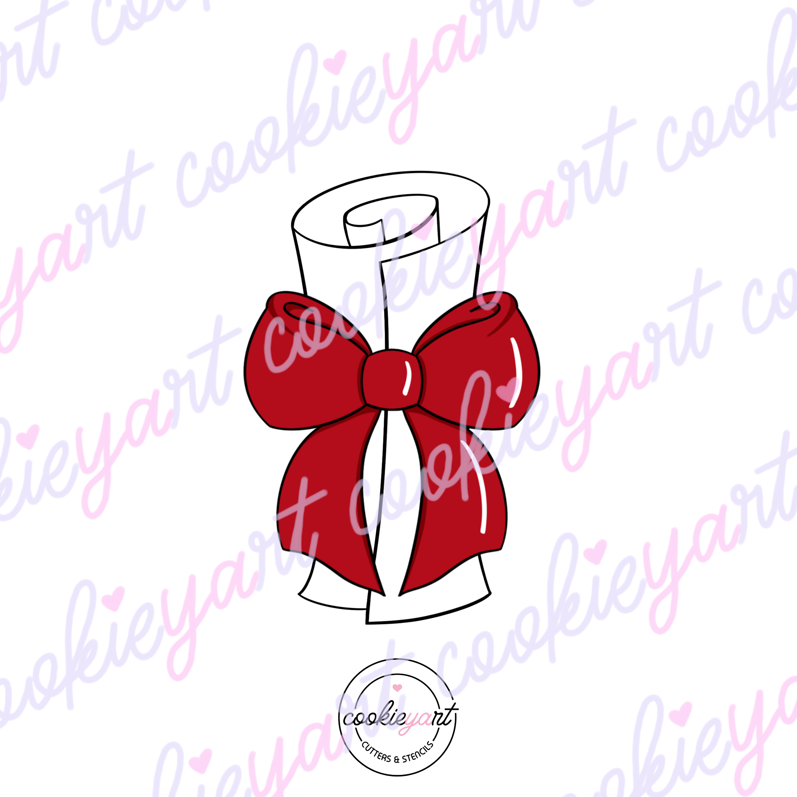 Cortador DIPLOMA Moño – cookieYArt