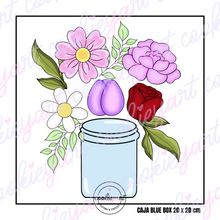 Cargar imagen en el visor de la galería, Cortadores Flores Mason Jar  (8 piezas)
