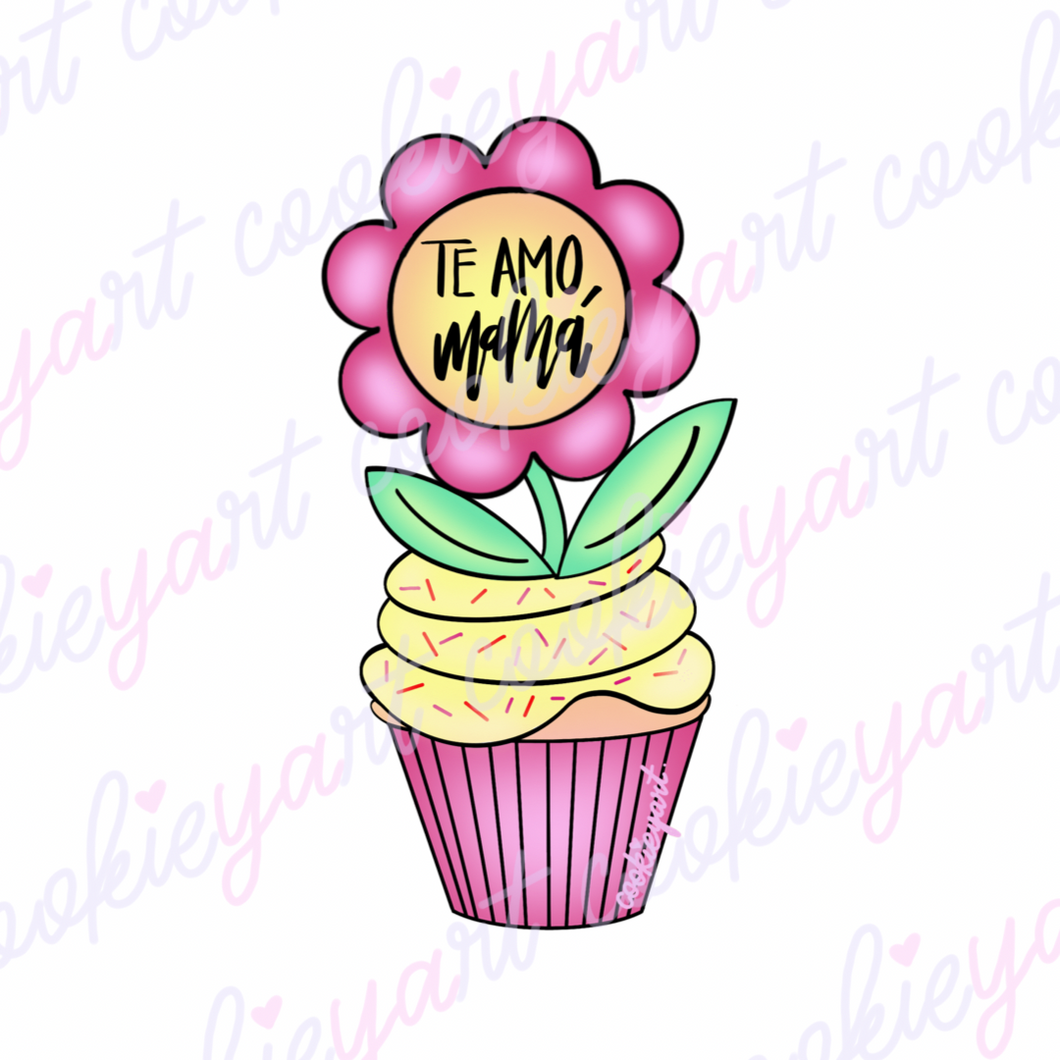 Set de Cortadores Cupcake Flor (2 piezas)